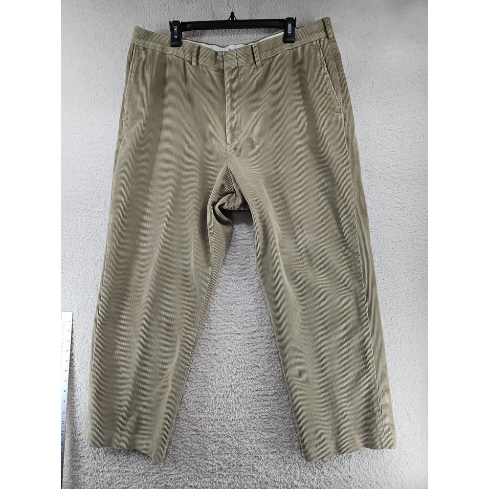 Pants Mens Lands End Size 40 Corduroy Trousers Pockets Great Price!